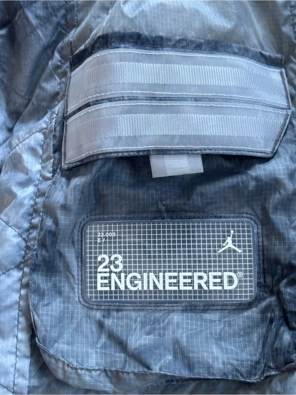 Jordan - Air Jordan 23 Engineered Printed Parka Jacket White gray S loose fit